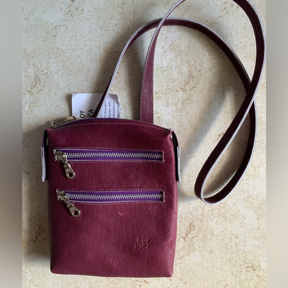 Soy Nica Handmade Leather Crossbody Bag